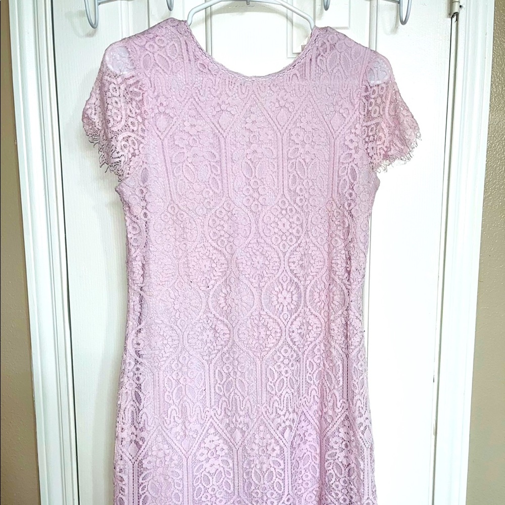 Francesca’s size S lilac lace dress